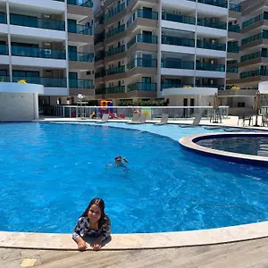  Apartamento De Frente O Mar Com Linda Area De Lazer